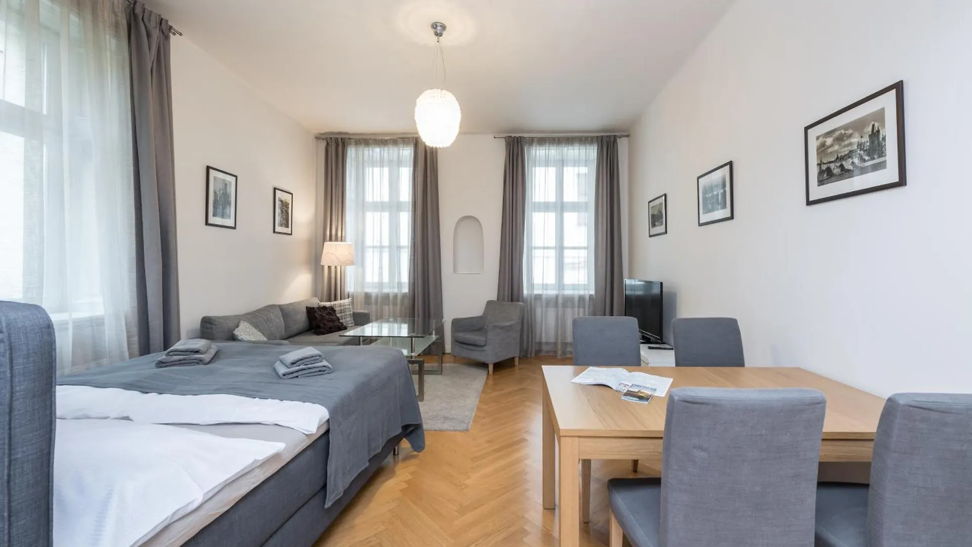 Upscale Apartment In Prime Location Near All Sights Prága Csehország